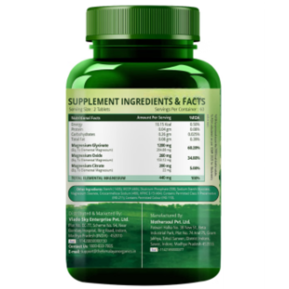 Vlado's Himalayan Organics Magnesium Citrate + Glycinate Tablet - Image 10