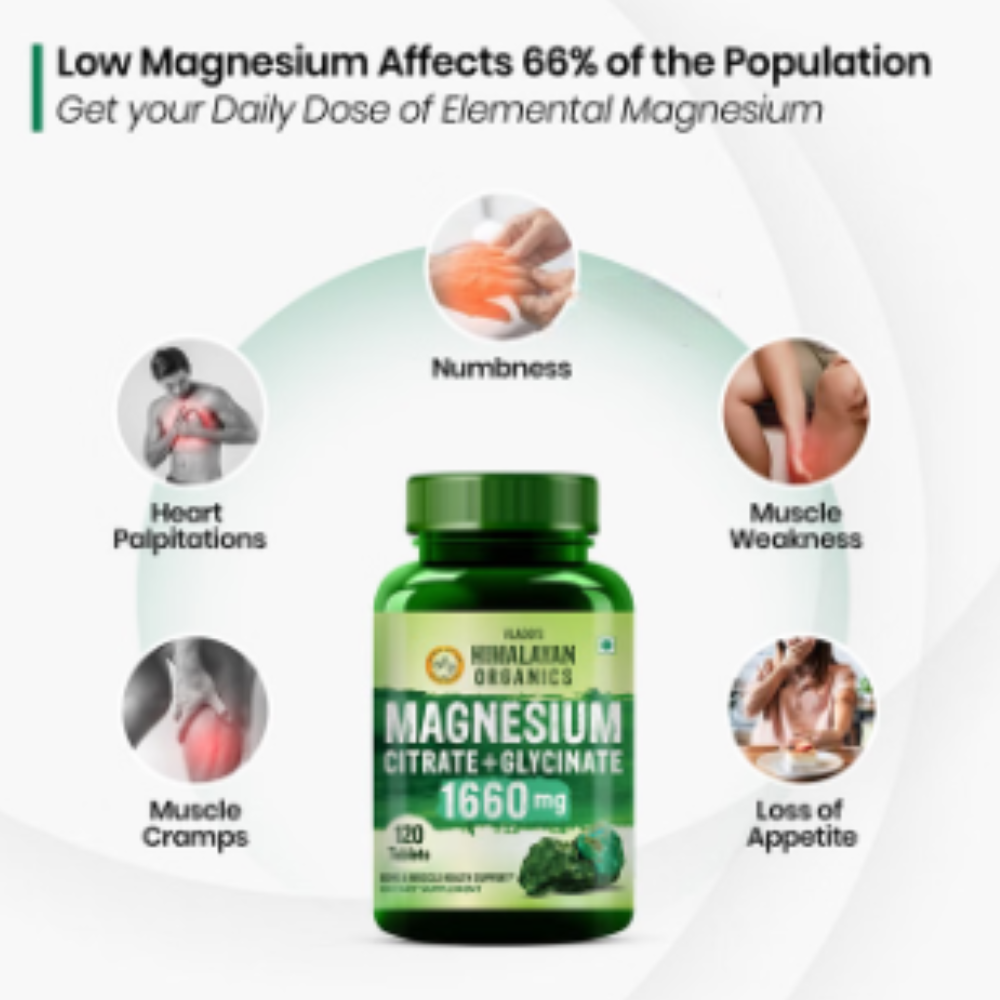 Vlado's Himalayan Organics Magnesium Citrate + Glycinate Tablet - Image 2