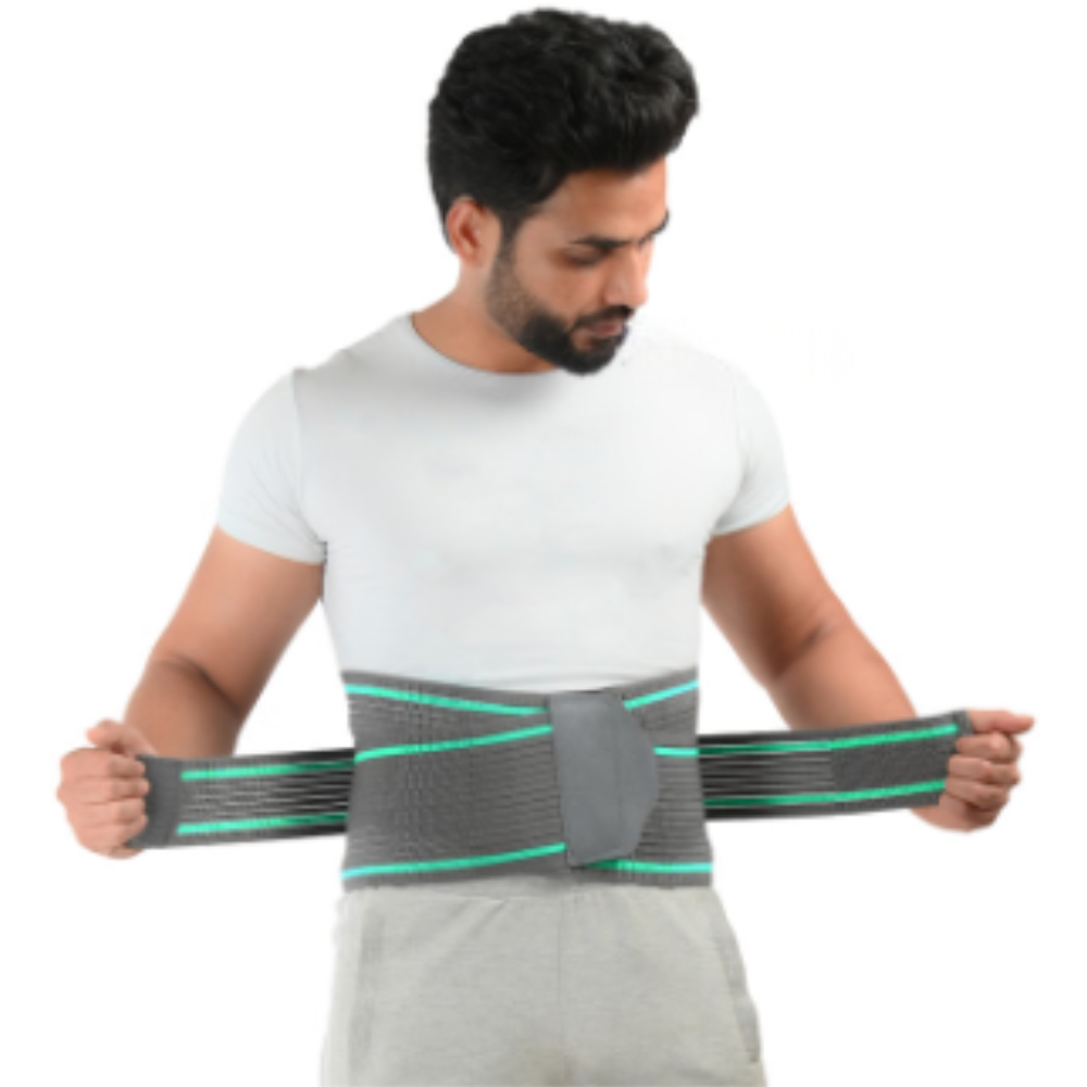 Lumbar Sacral Belt for Back Pain XXL Grey